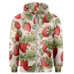 Strawberry Fruit Men s Zipper Hoodie