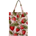 Strawberry Fruit Zipper Classic Tote Bag