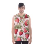 Strawberry Fruit Men s Basketball Tank Top