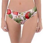 Strawberry Fruit Reversible Classic Bikini Bottoms