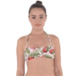 Strawberry Fruit Tie Back Bikini Top