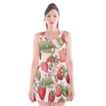 Strawberry Fruit Scoop Neck Skater Dress