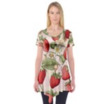 Strawberry Fruit Short Sleeve Tunic 
