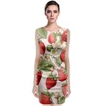 Strawberry Fruit Classic Sleeveless Midi Dress