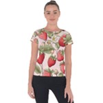 Strawberry Fruit Short Sleeve Sports Top 