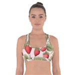 Strawberry Fruit Cross Back Sports Bra