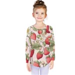 Strawberry Fruit Kids  Long Sleeve T-Shirt