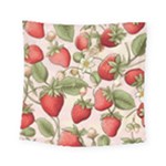 Strawberry Fruit Square Tapestry (Small)