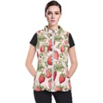 Strawberry Fruit Women s Puffer Vest