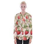 Strawberry Fruit Womens Long Sleeve Shirt