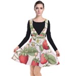 Strawberry Fruit Plunge Pinafore Dress