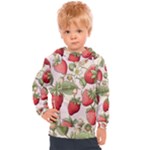 Strawberry Fruit Kids  Hooded Pullover