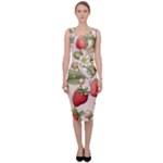 Strawberry Fruit Sleeveless Pencil Dress