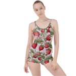Strawberry Fruit Boyleg Tankini Set 