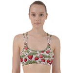 Strawberry Fruit Line Them Up Sports Bra