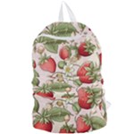 Strawberry Fruit Foldable Lightweight Backpack