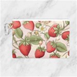 Strawberry Fruit Canvas Cosmetic Bag (Large)