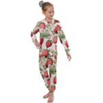 Strawberry Fruit Kids  Long Sleeve Set 