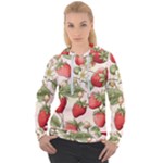 Strawberry Fruit Women s Overhead Hoodie