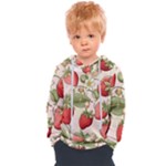 Strawberry Fruit Kids  Overhead Hoodie