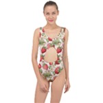 Strawberry Fruit Center Cut Out Swimsuit
