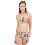 Strawberry Fruit Cage Up Bikini Set
