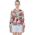 Strawberry Fruit Women s Tie Up Sweat