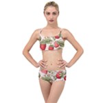 Strawberry Fruit Layered Top Bikini Set
