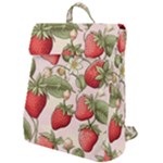 Strawberry Fruit Flap Top Backpack