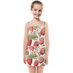 Strawberry Fruit Kids  Summer Sun Dress