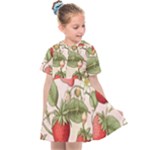 Strawberry Fruit Kids  Sailor Dress