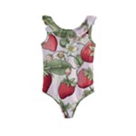 Strawberry Fruit Kids  Frill Swimsuit