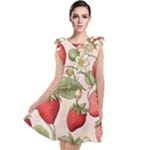 Strawberry Fruit Tie Up Tunic Dress