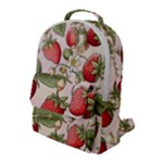 Strawberry Fruit Flap Pocket Backpack (Large)