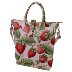 Buckle Top Tote Bag 