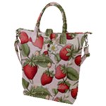 Strawberry Fruit Buckle Top Tote Bag