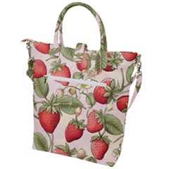 Buckle Top Tote Bag 