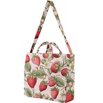 Strawberry Fruit Square Shoulder Tote Bag