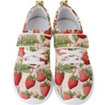Strawberry Fruit Men s Velcro Strap Shoes