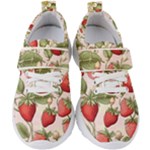 Strawberry Fruit Kids  Velcro Strap Shoes