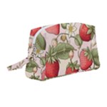Strawberry Fruit Wristlet Pouch Bag (Medium)