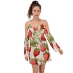 Strawberry Fruit Boho Dress