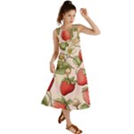Strawberry Fruit Summer Maxi Dress