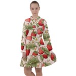 Strawberry Fruit All Frills Chiffon Dress