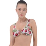 Strawberry Fruit Ring Detail Bikini Top