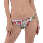 Strawberry Fruit Ring Detail Bikini Bottoms