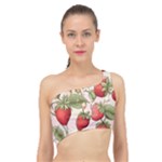 Strawberry Fruit Spliced Up Bikini Top 