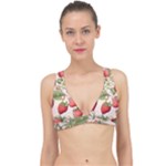 Strawberry Fruit Classic Banded Bikini Top
