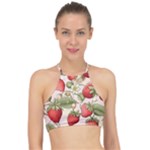 Strawberry Fruit Halter Bikini Top