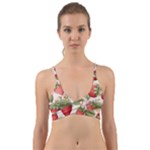 Strawberry Fruit Wrap Around Bikini Top